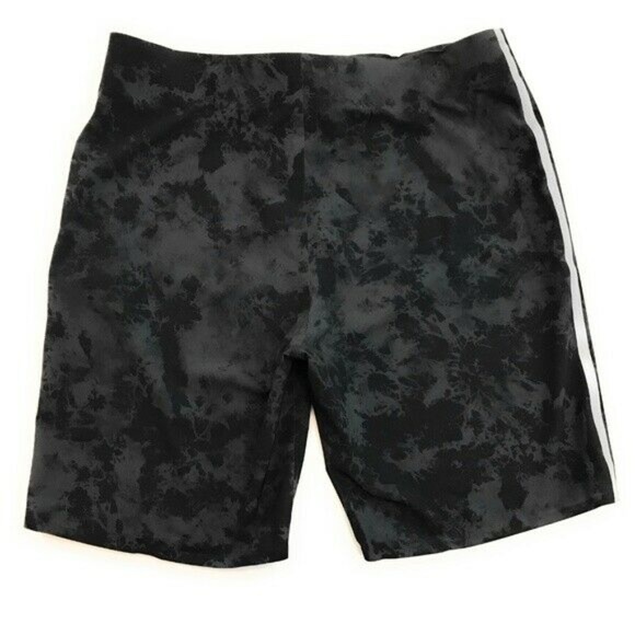 (SOLD) Hurley Mens Black Gray Board Shorts Swim - Picture 6 of 6
